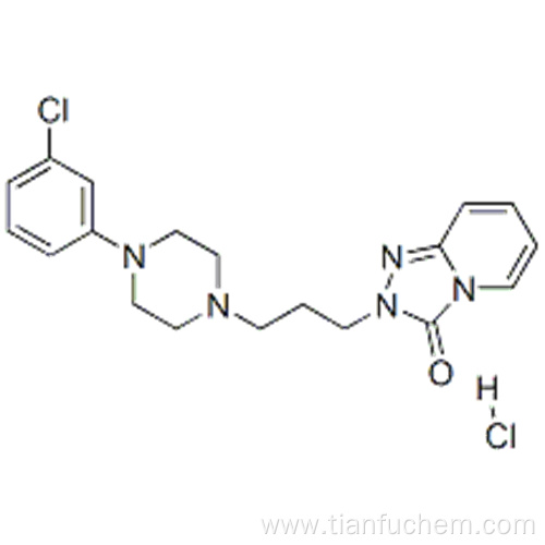 1,2,4-Triazolo[4,3-a]pyridin-3(2H)-one,2-[3-[4-(3-chlorophenyl)-1-piperazinyl]propyl]-,hydrochloride CAS 25332-39-2